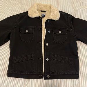 Sherpa Lined GAP Denim Jacket